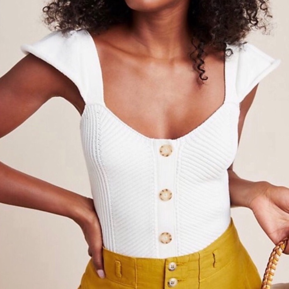 Anthropologie knit tank top